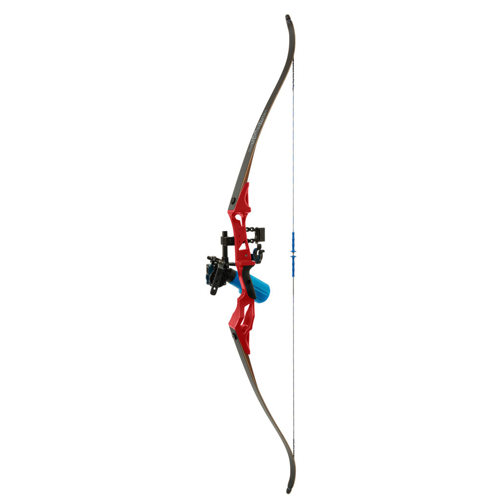 Fin Finder Bank Runner Bowfishing Recurve Package W/winch Pro Bowfishing Reel Red 35 Lbs. RH