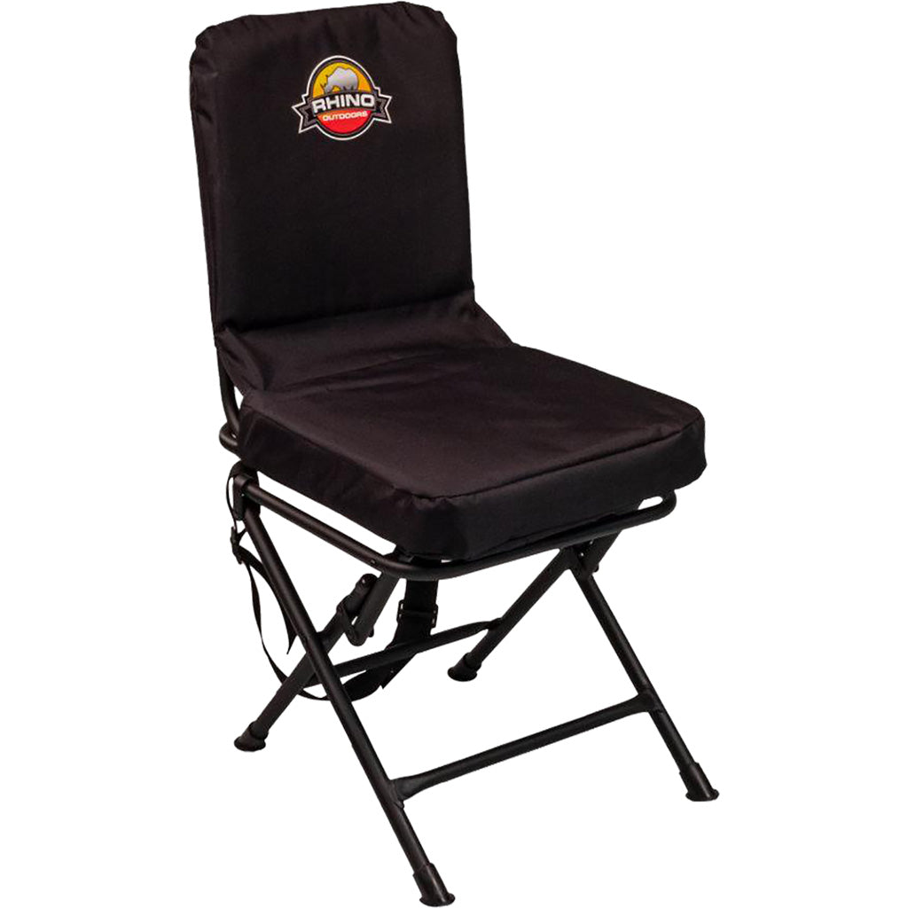 Rhino Blind Foldable Swivel Chair Black