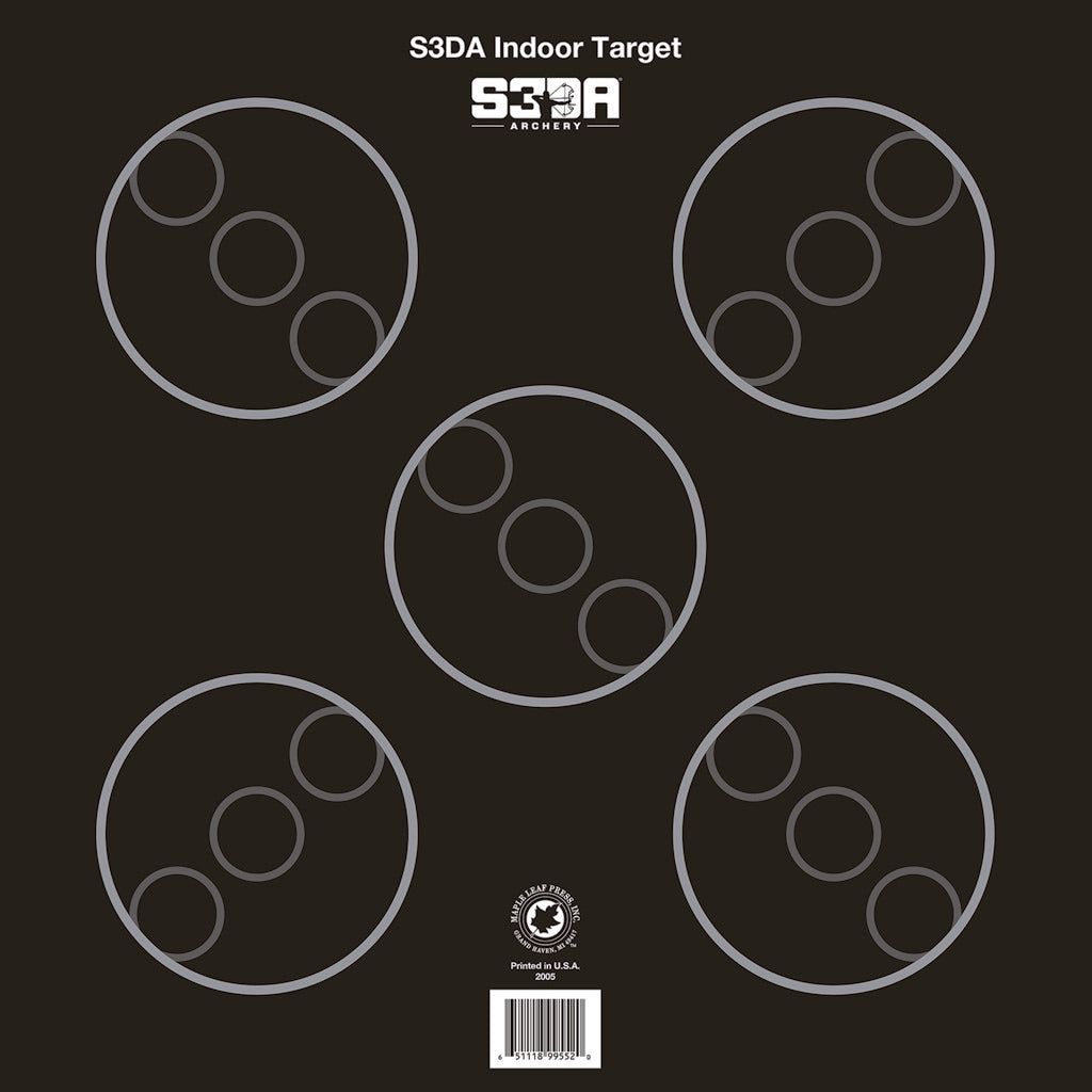 Maple Leaf S3DA 3D Target Face Black ASA 25 pk. – Gregory Archery