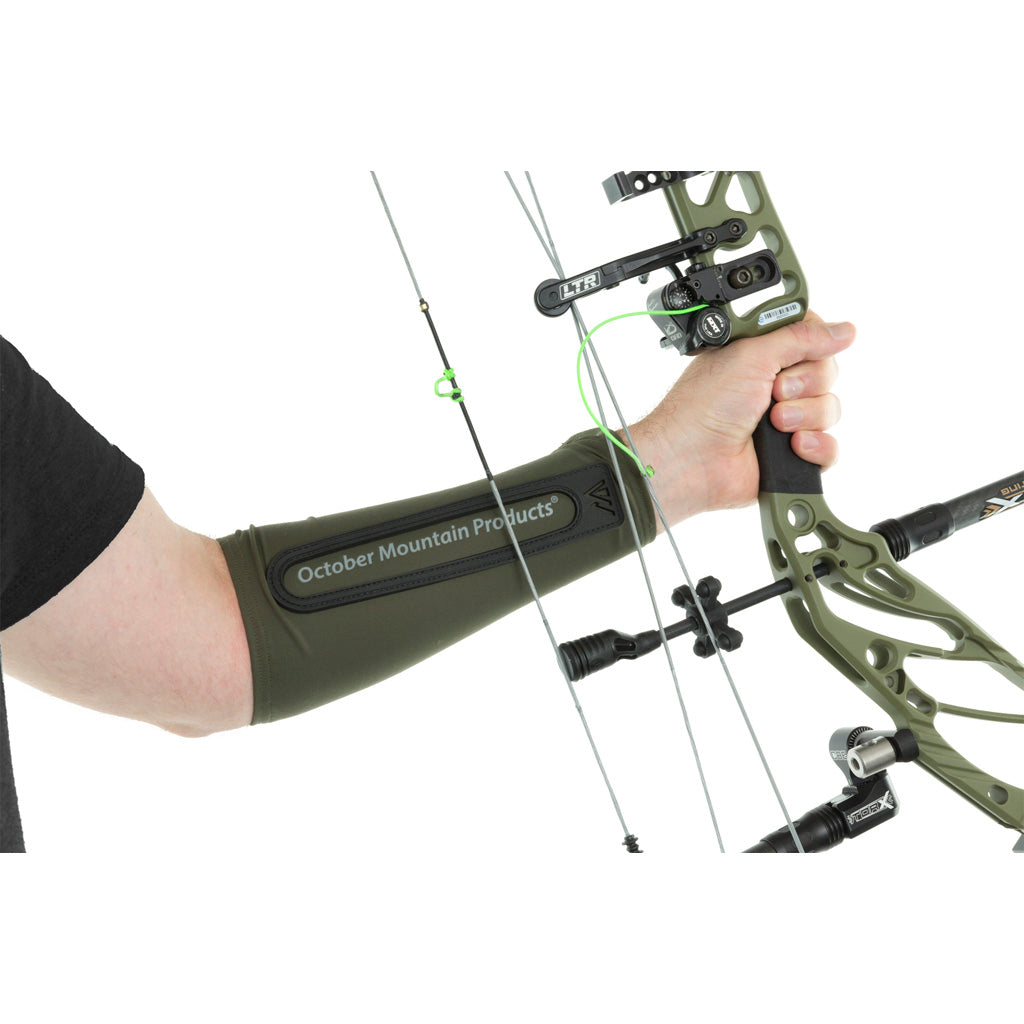 October Mountain Compression Arm Guard OD Green Standard Fit