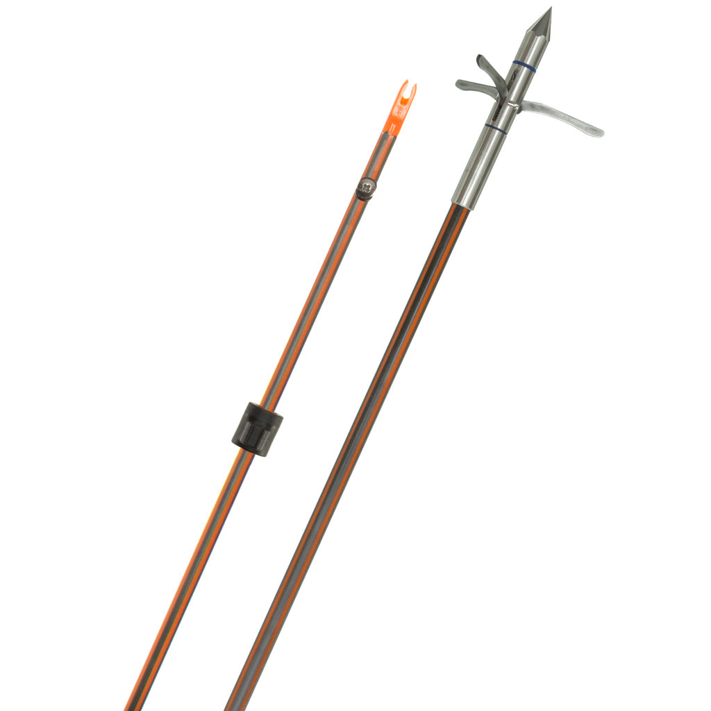 Fin Finder Hydro Carbon IL Bowfishing Arrow with Kraken 3 Barb Point