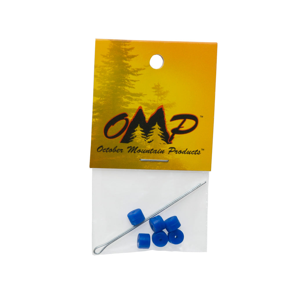 October Mountain Turbo Button 2.0 Blue 5 pk.