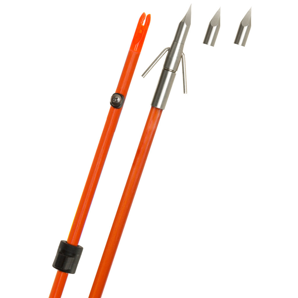 Fin Finder Raider Pro Bowfishing Arrow Orange with Riptide Pro Point