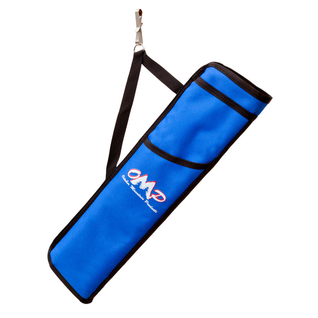 October Mountain Hip Quiver 3-Tube Blue RH/LH