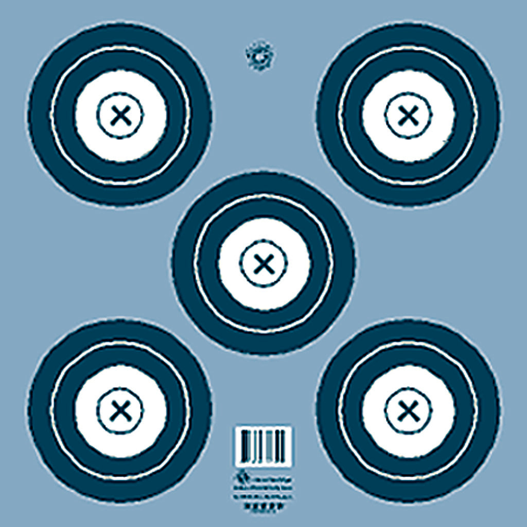 Maple Leaf Target Face NFAA Indoor 5-Spot 100 pk.