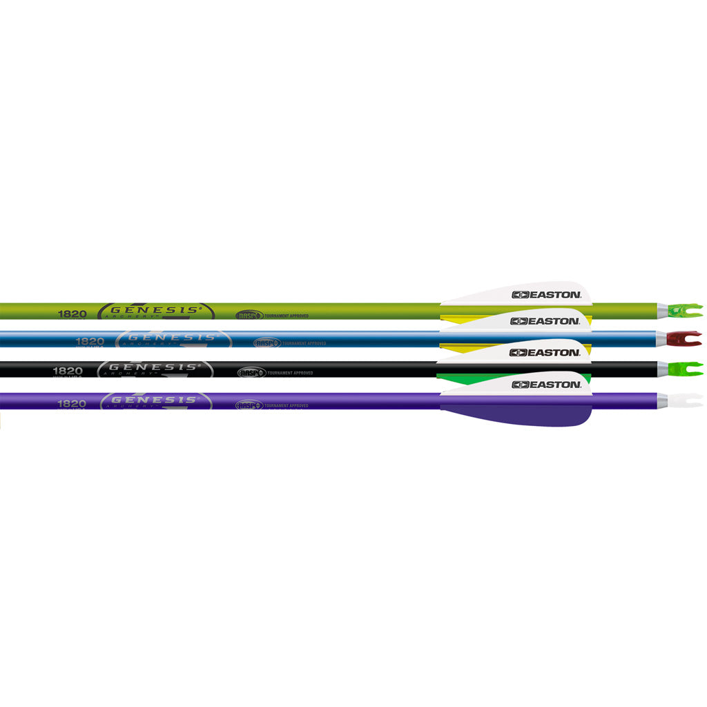 Easton Genesis Arrows Various Colors 1820 3 in. Vanes 72 pk.