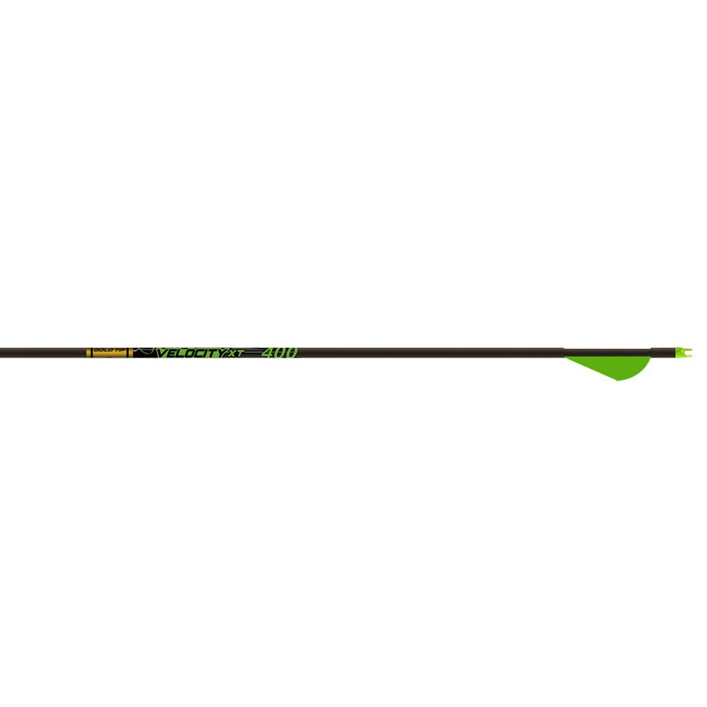 Gold Tip Velocity XT Arrows with Raptor Vanes 6 pk. - Gregory Archery