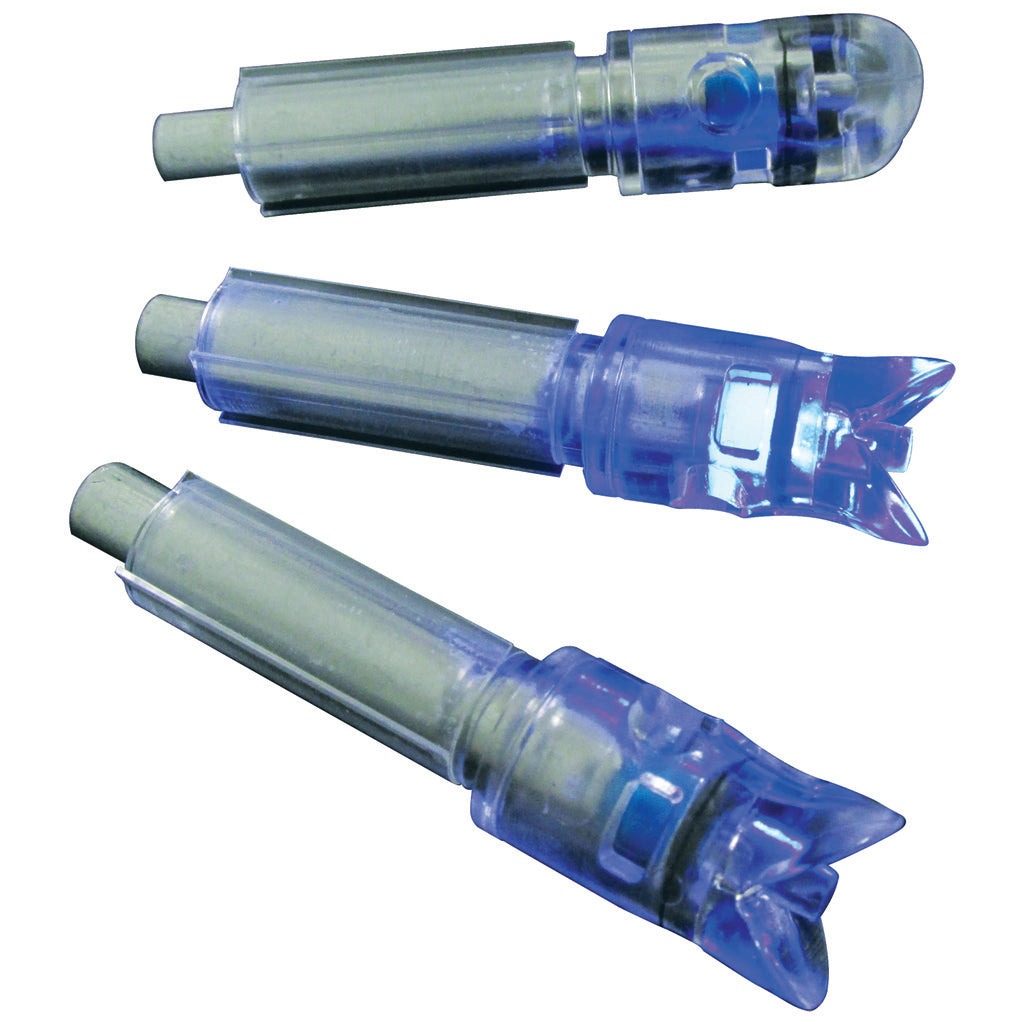 GWS Lighted Crossbow Nocks Blue 3 pk.