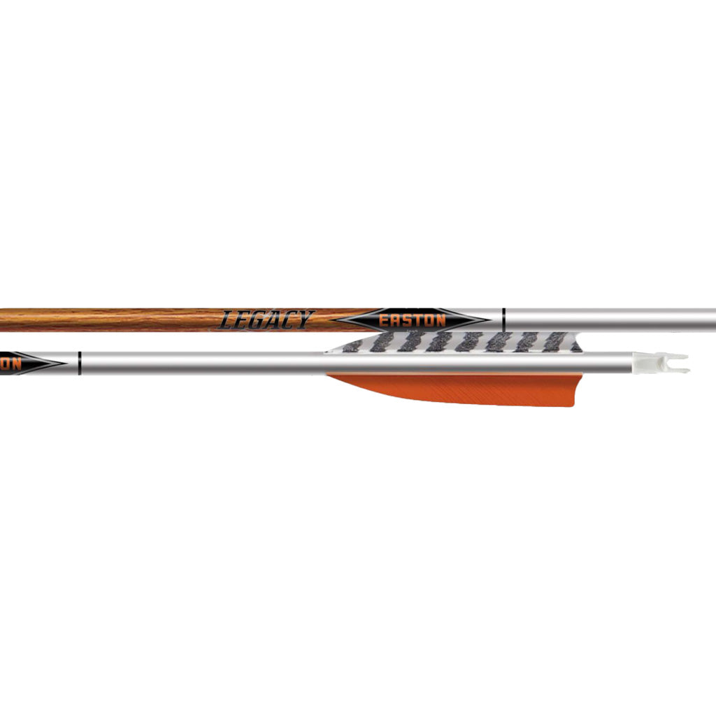 Easton Carbon Legacy 5mm Arrows 4 in. Helical Feathers 500 6 pk.