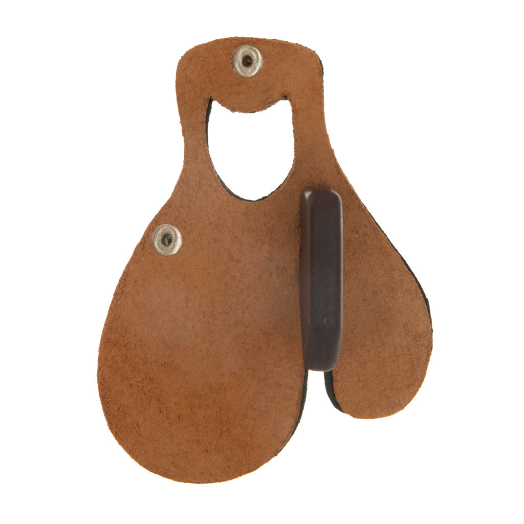 October Mountain Leather Tab Black Medium LH