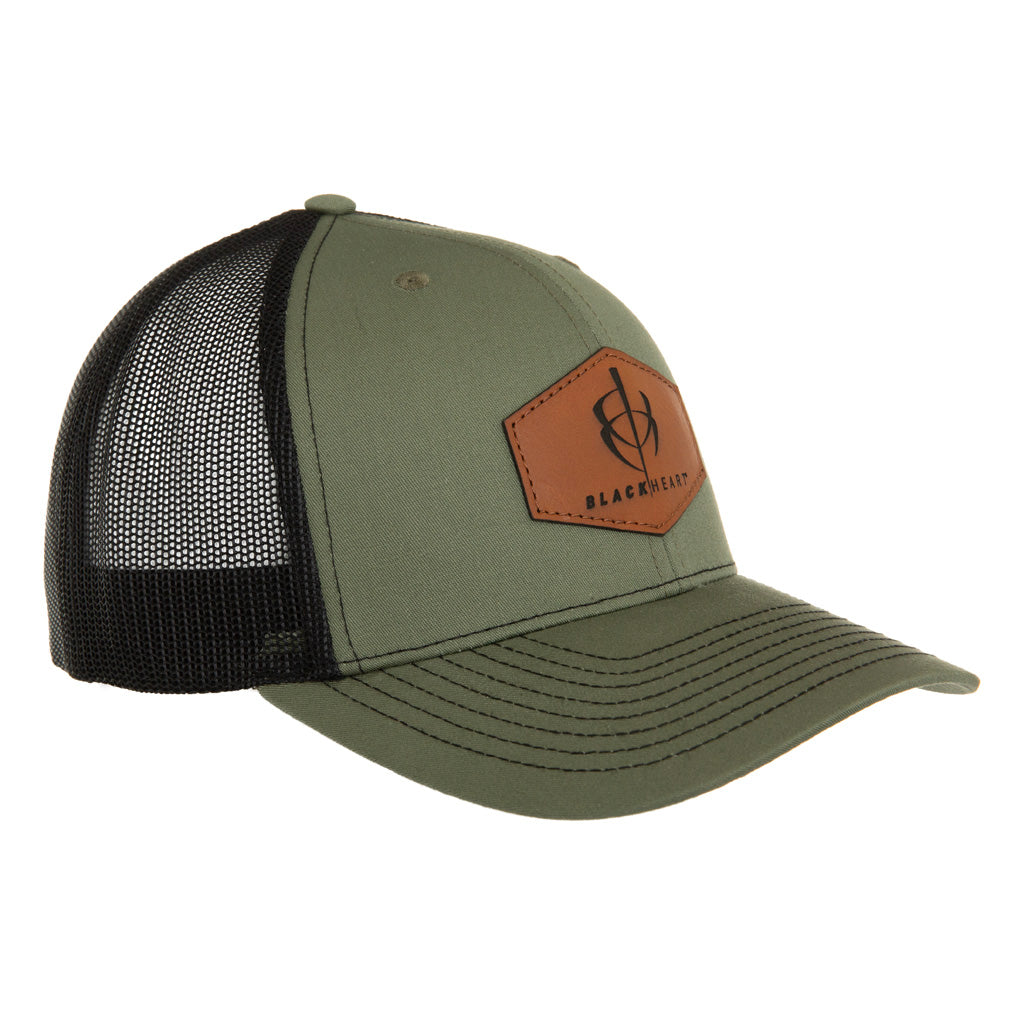 BlackHeart Patch Logo Hat Green/Black