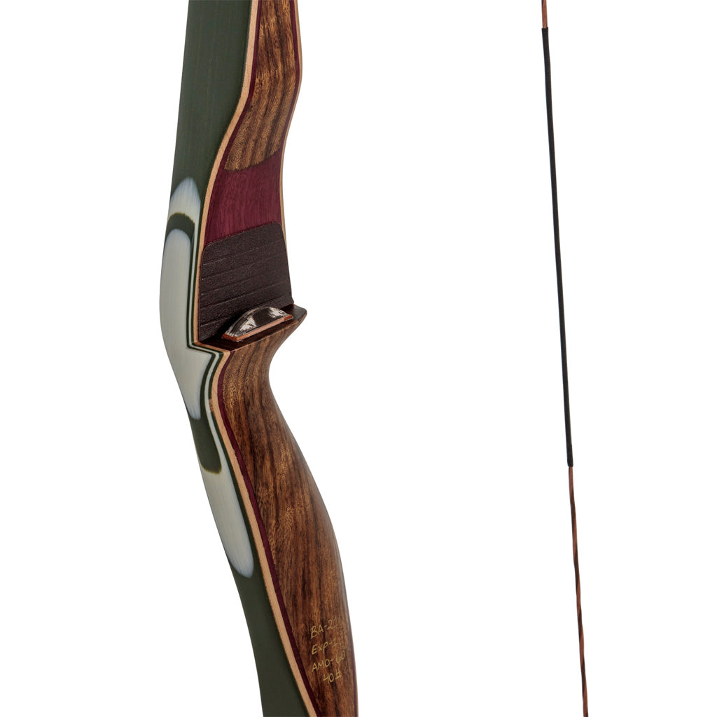 Bear Kodiak Recurve Shedua and Green 40 lbs. RH