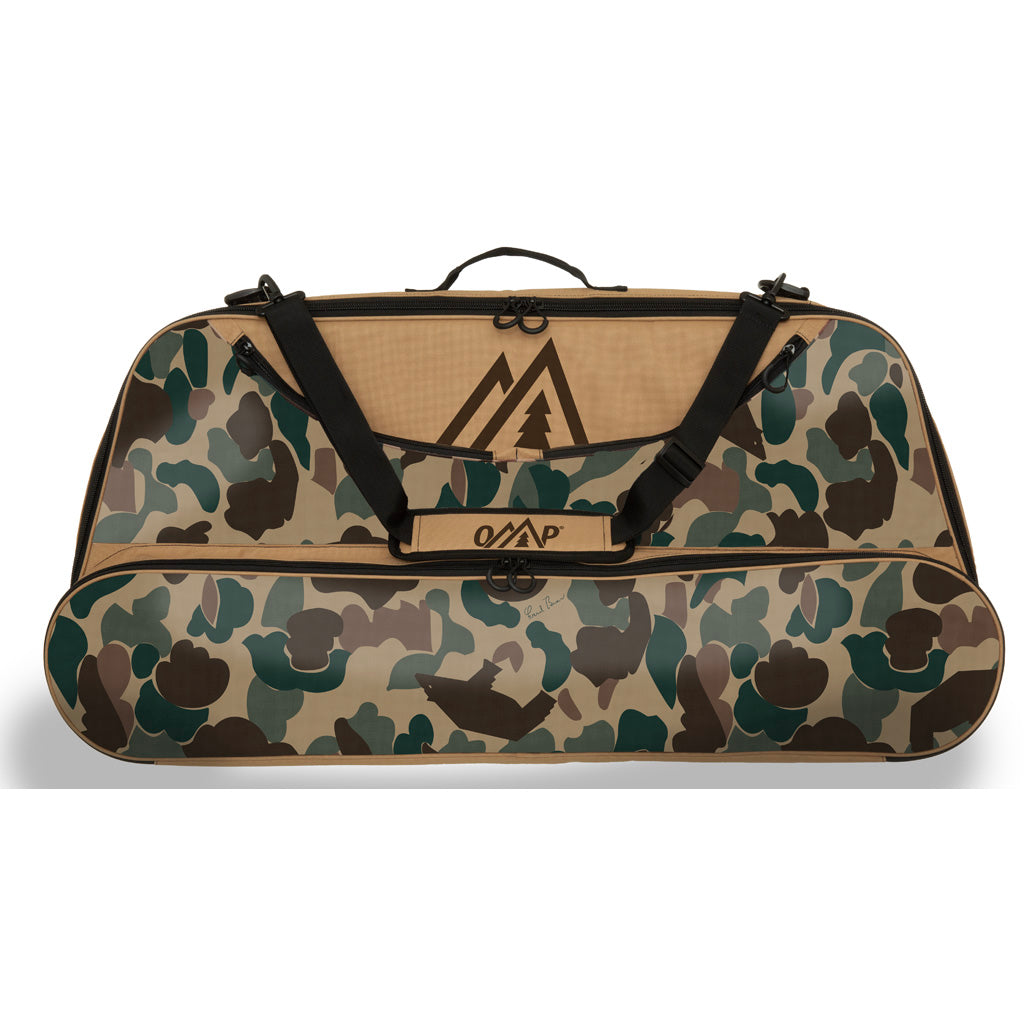 October Mountain Retro Bow Case Tan/Fred Bear Camo 36 in.