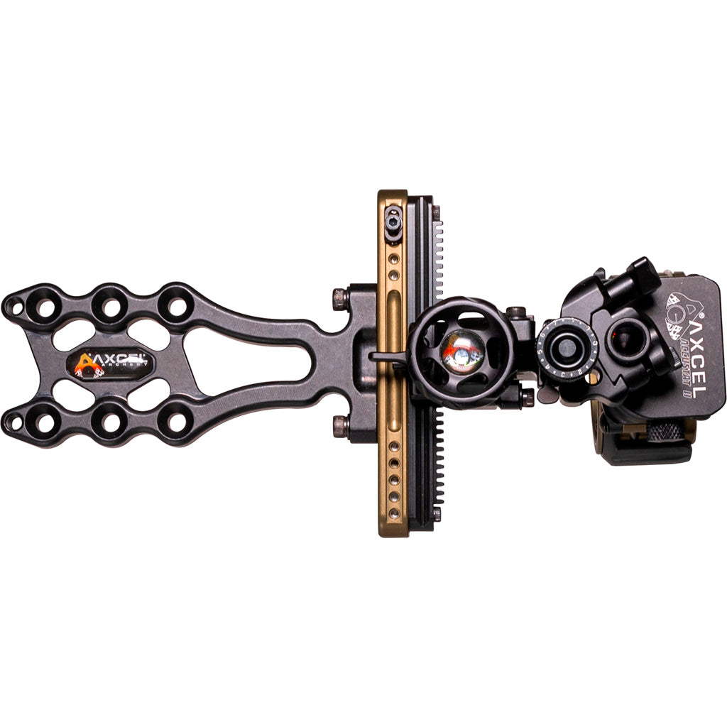 Axcel LANDSLYDE Slider Tactical Bowhunting Sight AccuStat II Micro 5 Pin .010