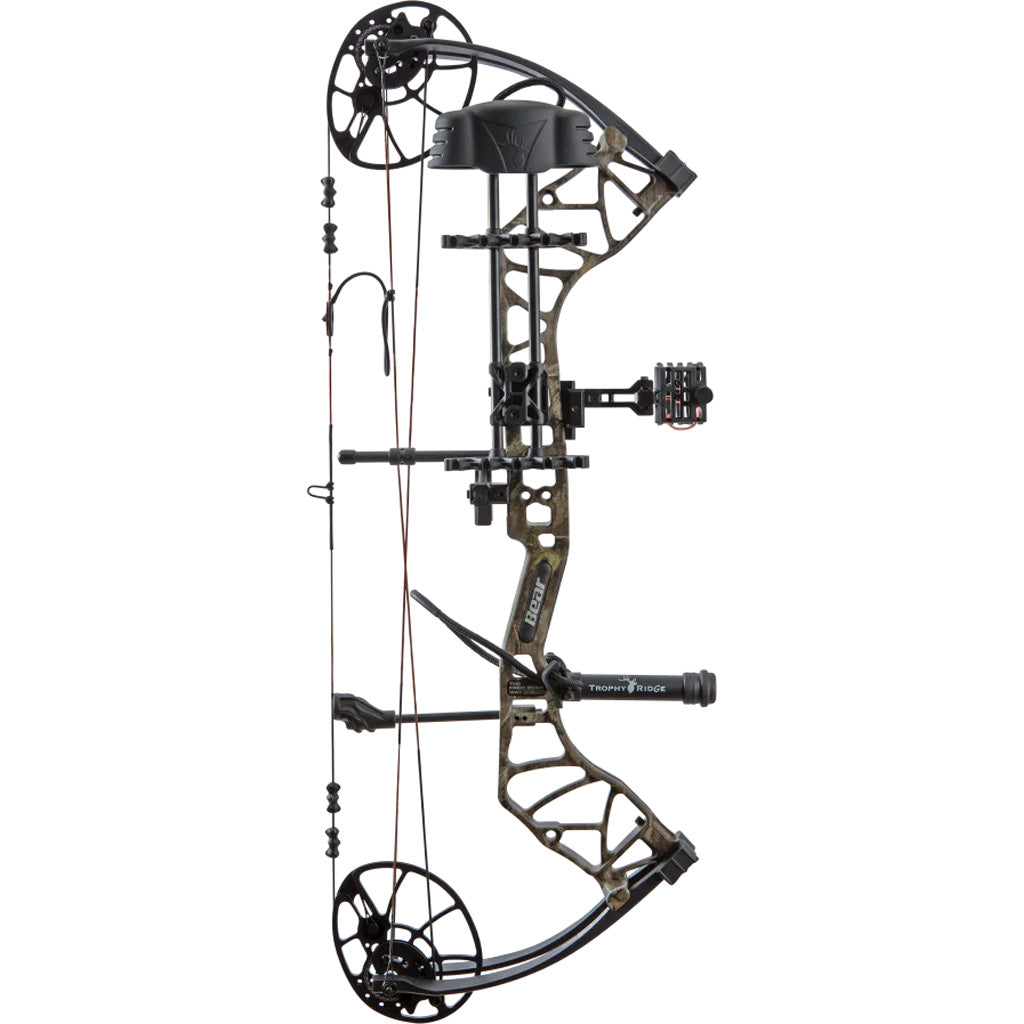 Bear Legit MAXX RTH Bow Package Mossy Oak Roots/Black 10-70 lbs. LH