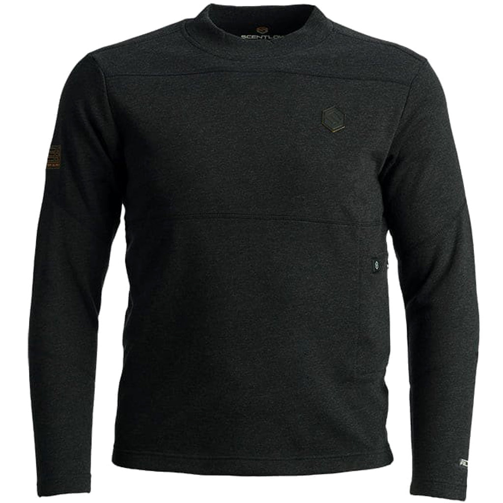 ScentLok BE:1 Trek Heated Base Shirt Blackout Black Medium