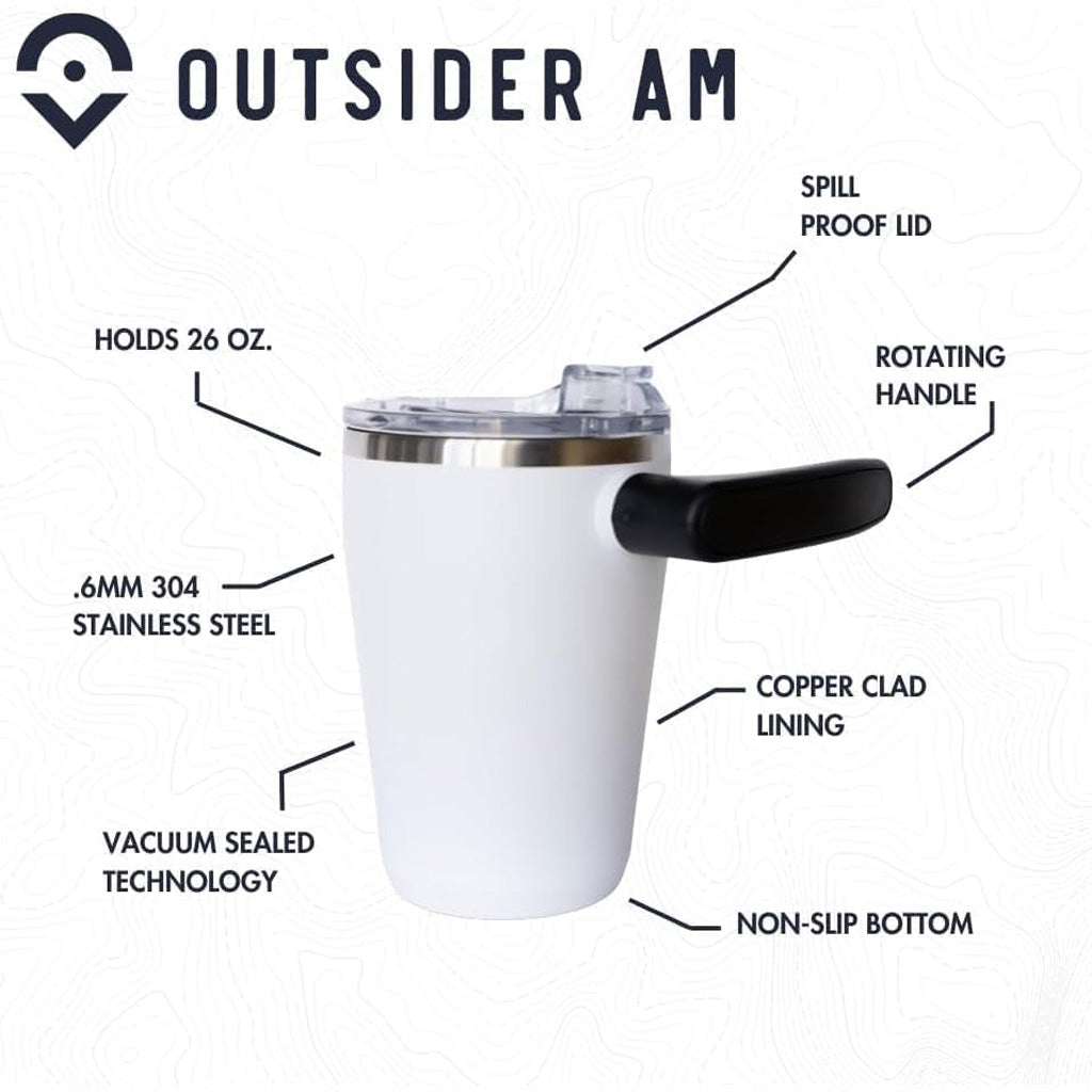 Outsider The AM Travel Mug Blaze Orange