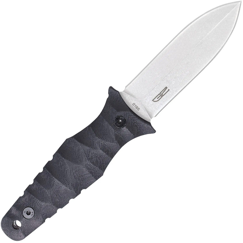 CobraTec Claymore Single Blade Dagger Fixed Blade Satin Stonewash