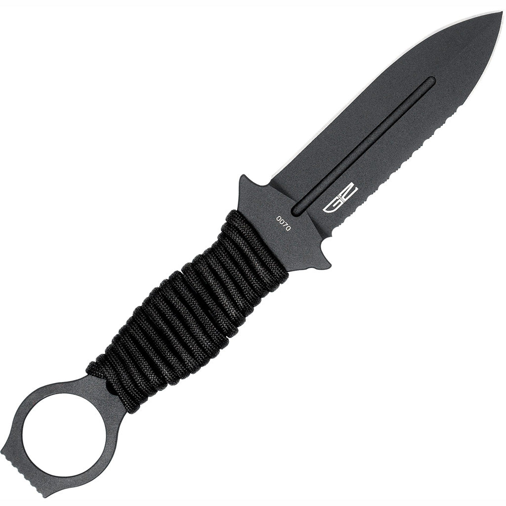 CobraTec Ringed Claymore Dagger Fixed Blade Black