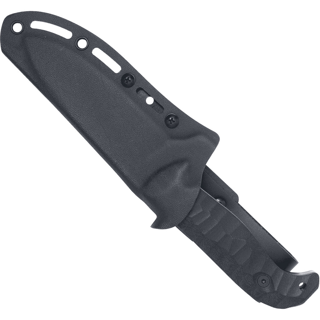 CobraTec PSK Knife Black Dark Stonewash Fixed Blade Black Satin Stonewash
