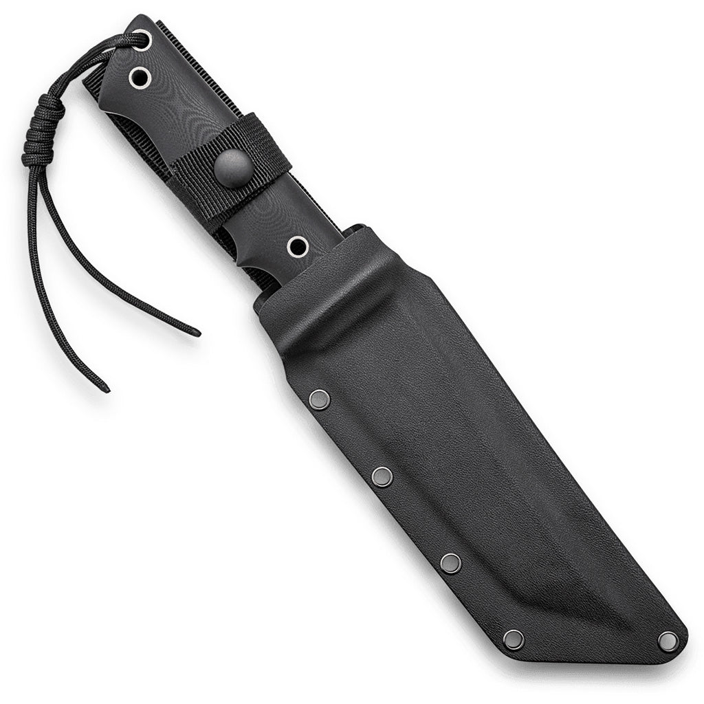 CobraTec Renegade 440C Tanto Blade Knife Fixed Blade Black