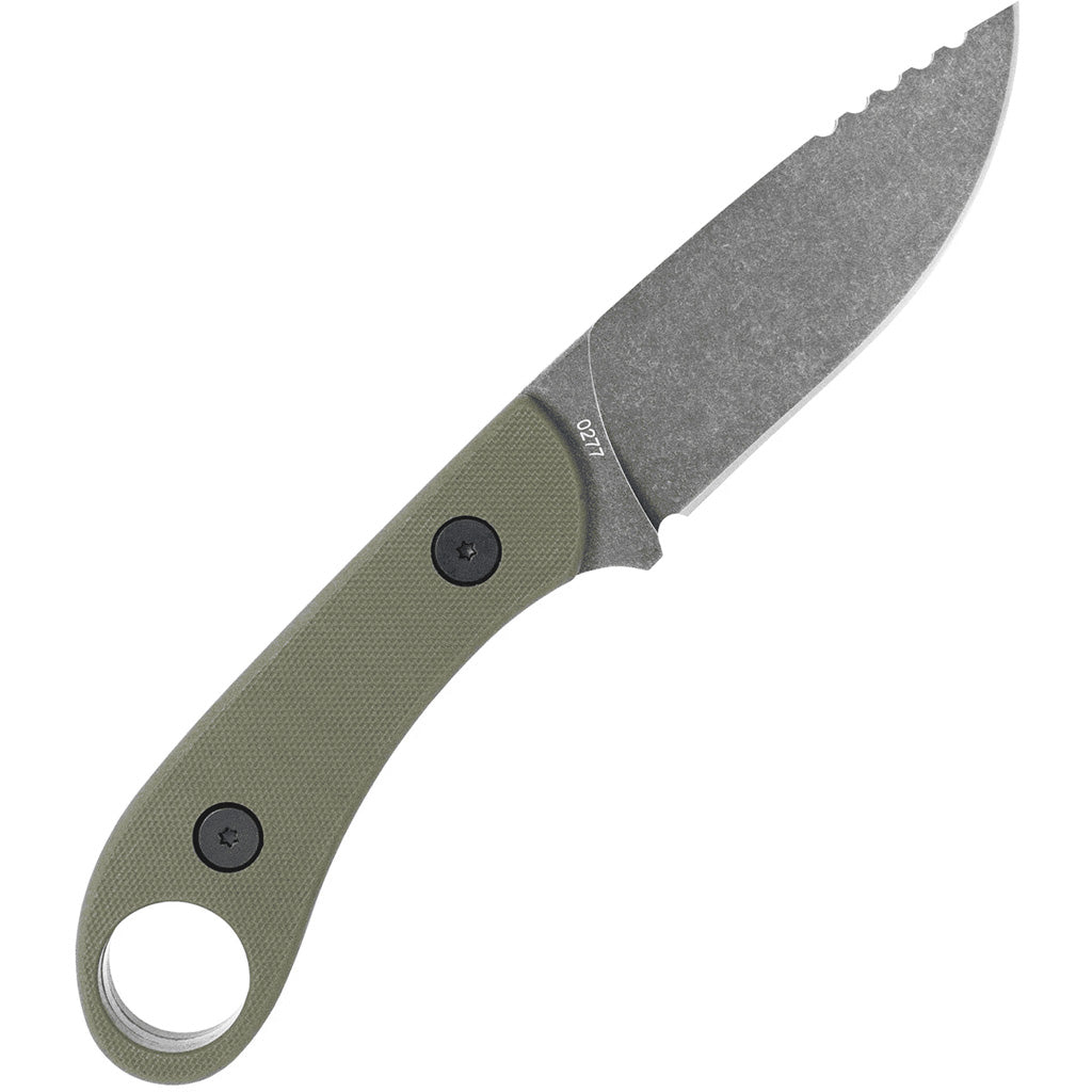 CobraTec D2 Skinner Knife Generation II Fixed Blade OD Green