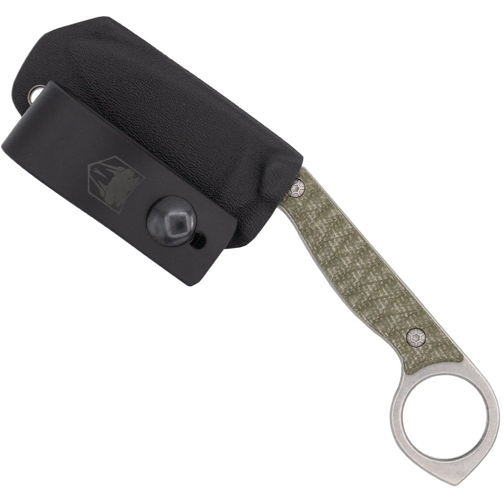 CobraTec Wolfteeth Knife Fixed Blade OD Green
