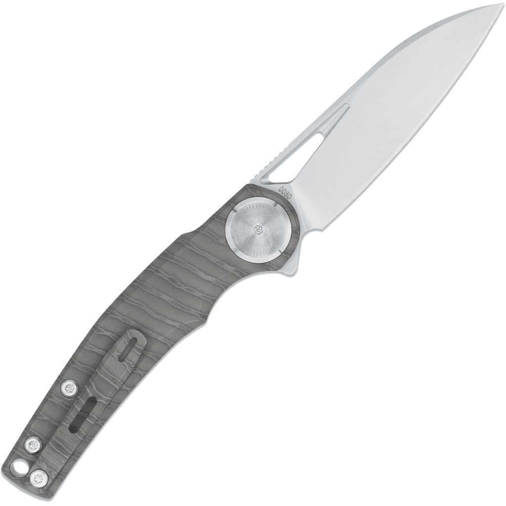 CobraTec Apex Button Lock M390 Knife Folding Blade Sheepsfoot