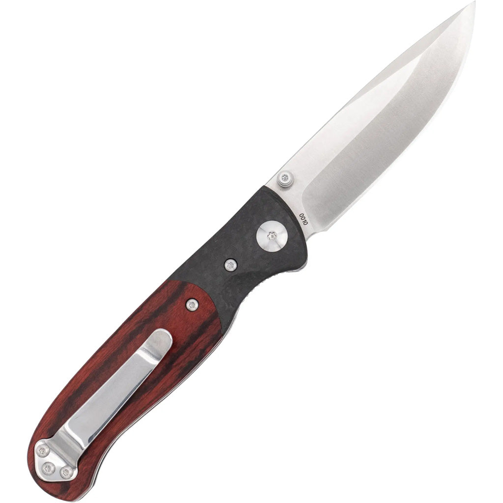 CobraTec Baron Knife Folding Blade Pakkawood