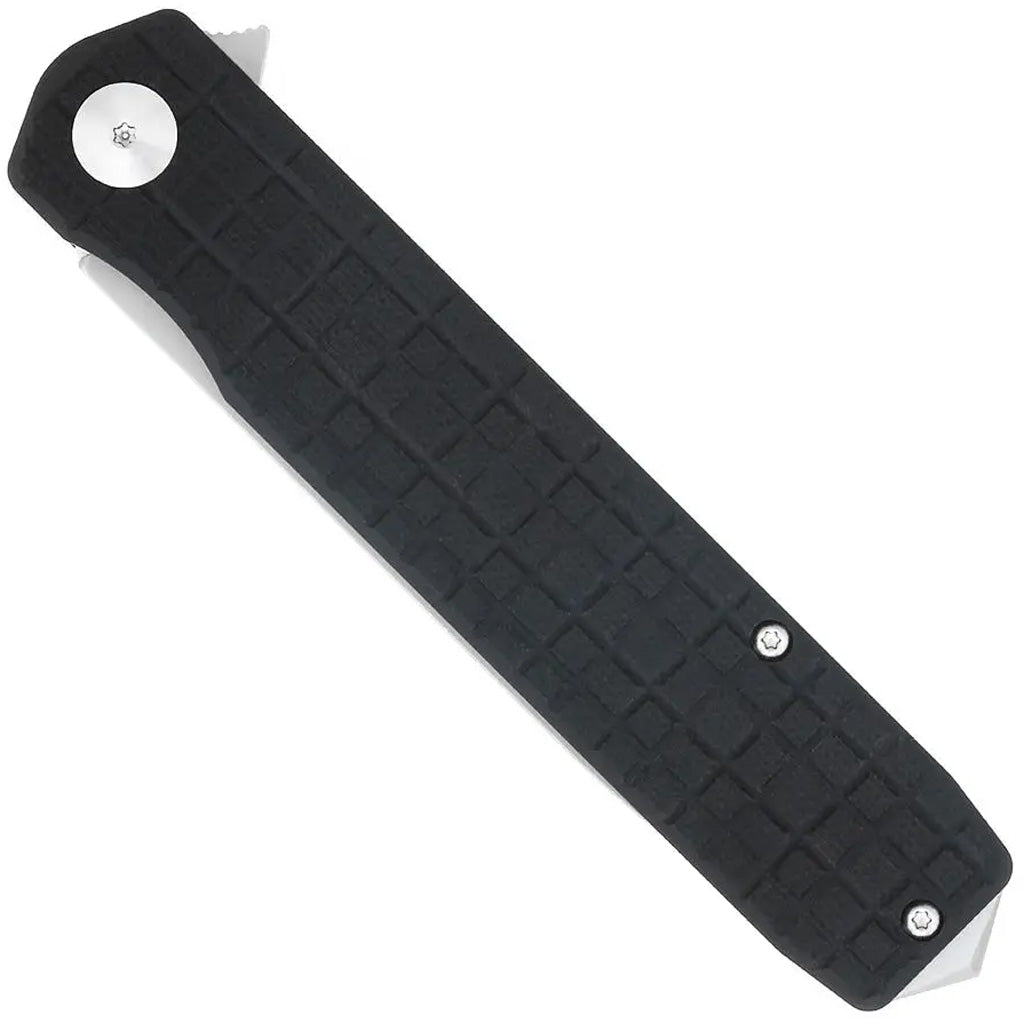 CobraTec Large Cayden Drop Knife Folding Blade Black