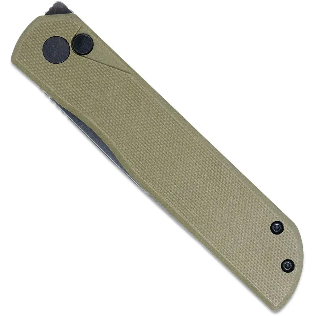 CobraTec Prowler G-10 BLock Drop Serrated Knife Folding Blade OD Green