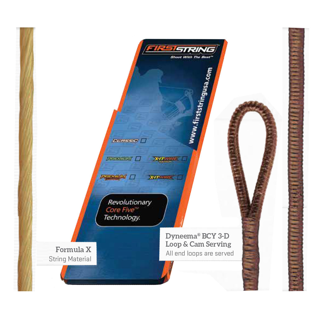 FirstString Classic String Set Buckskin w/Tan Serving Bear Legit