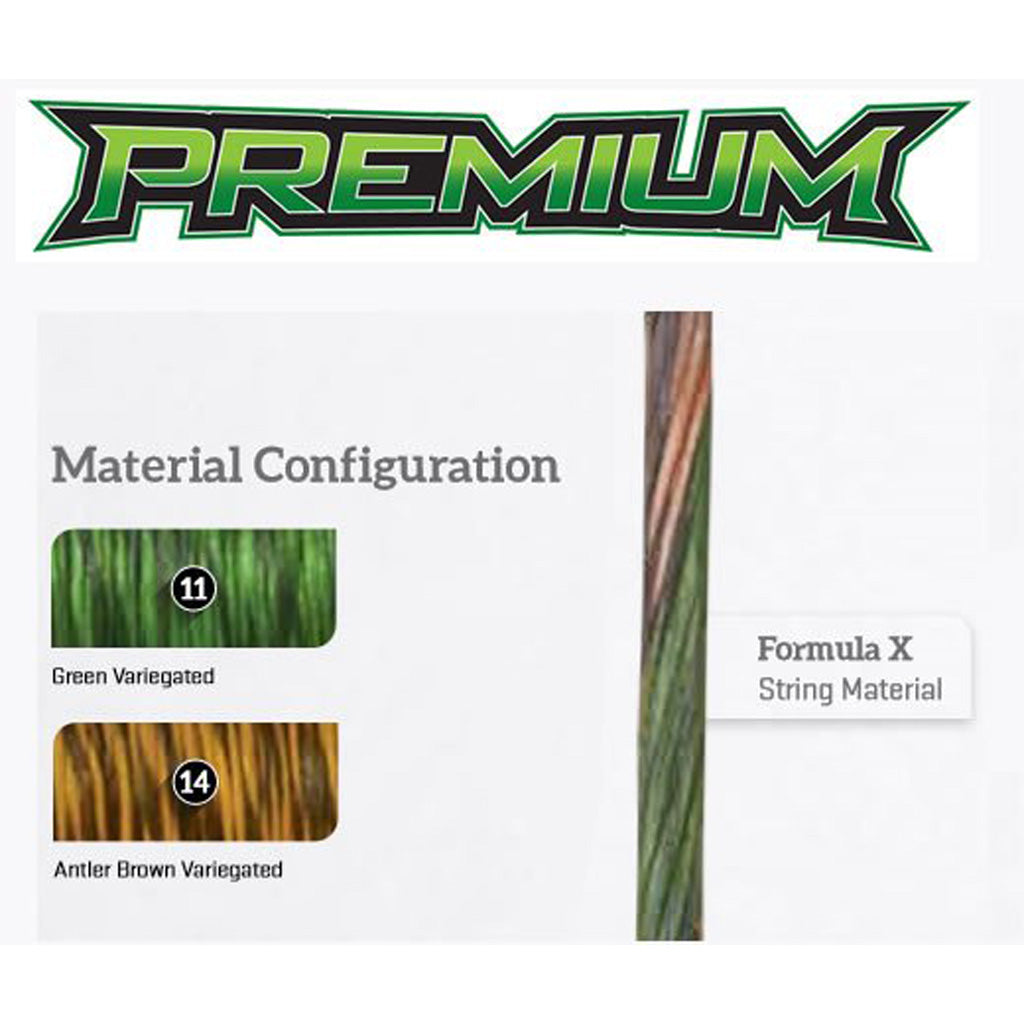 First String Premium String Set Green/Brown PSE Stinger ATK - Grow Cam